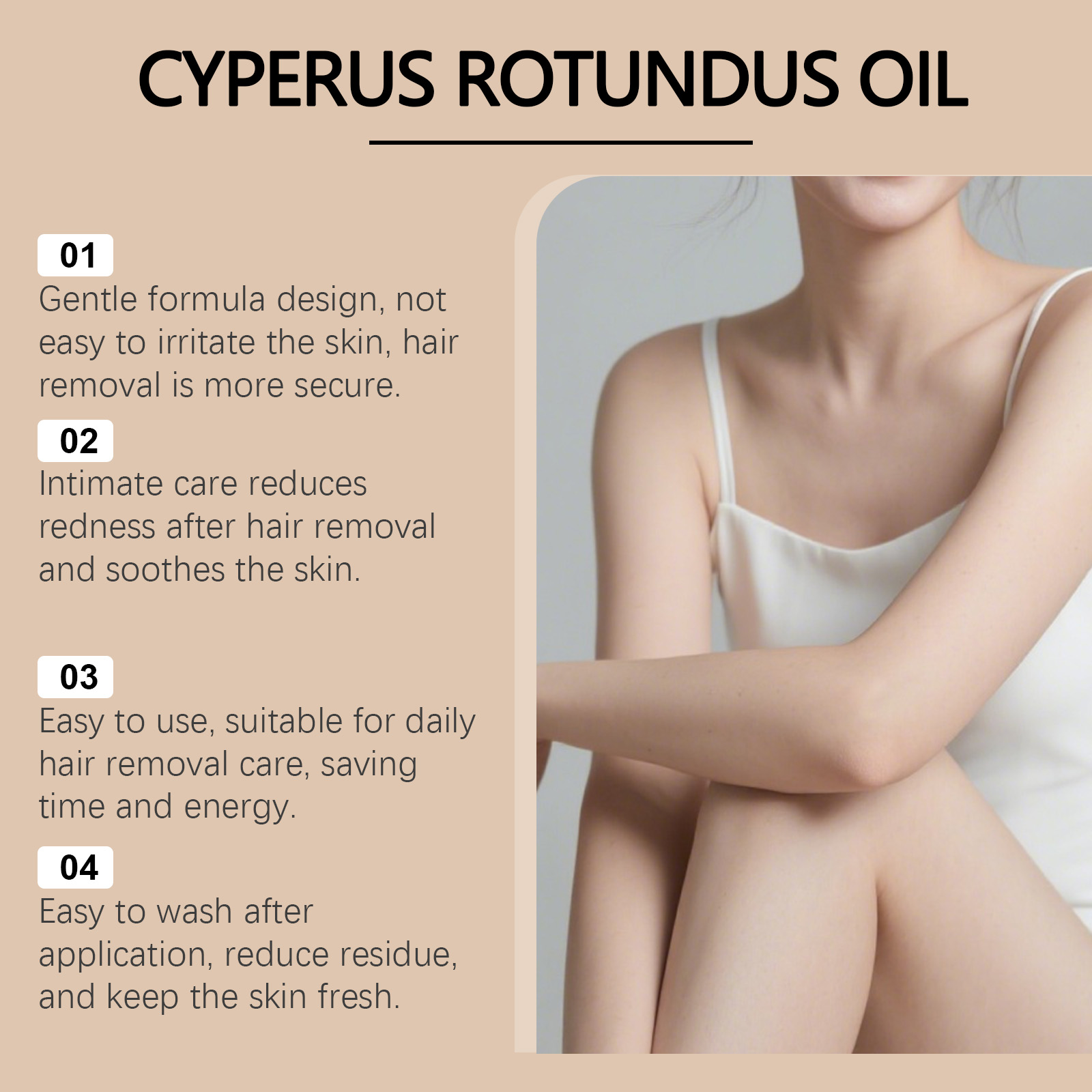 Cyperus Rotundus Oil for Hair  - огляд і ціна Hair Care Lotion