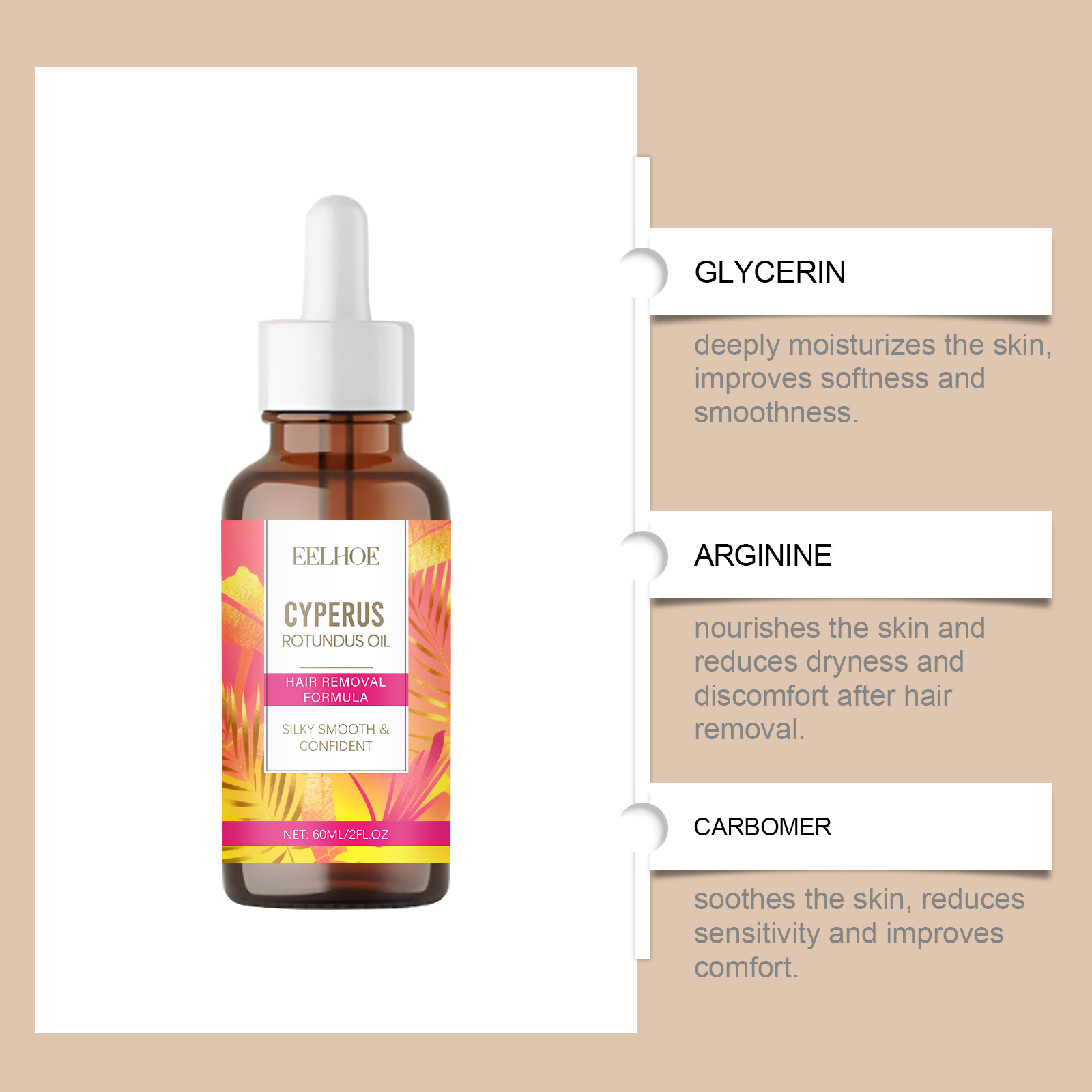 Cyperus Rotundus Oil for Hair  - огляд і ціна Hair Care Lotion